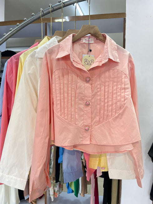 Cotton Casual Crop Shirts